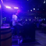 Jamming out at the District Pub - Norwegian Encore 